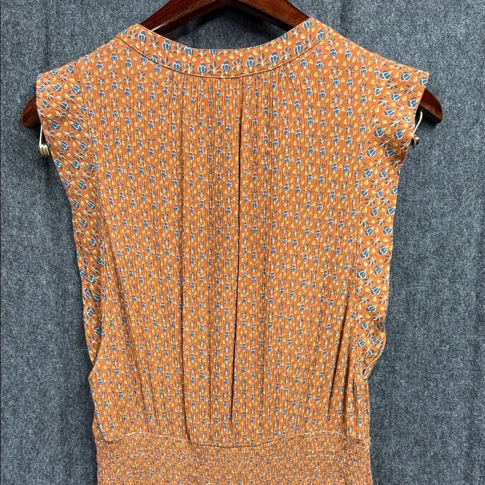 Faherty Woodstock Terracotta Floral Maxi Dress - Picture 9 of 15
